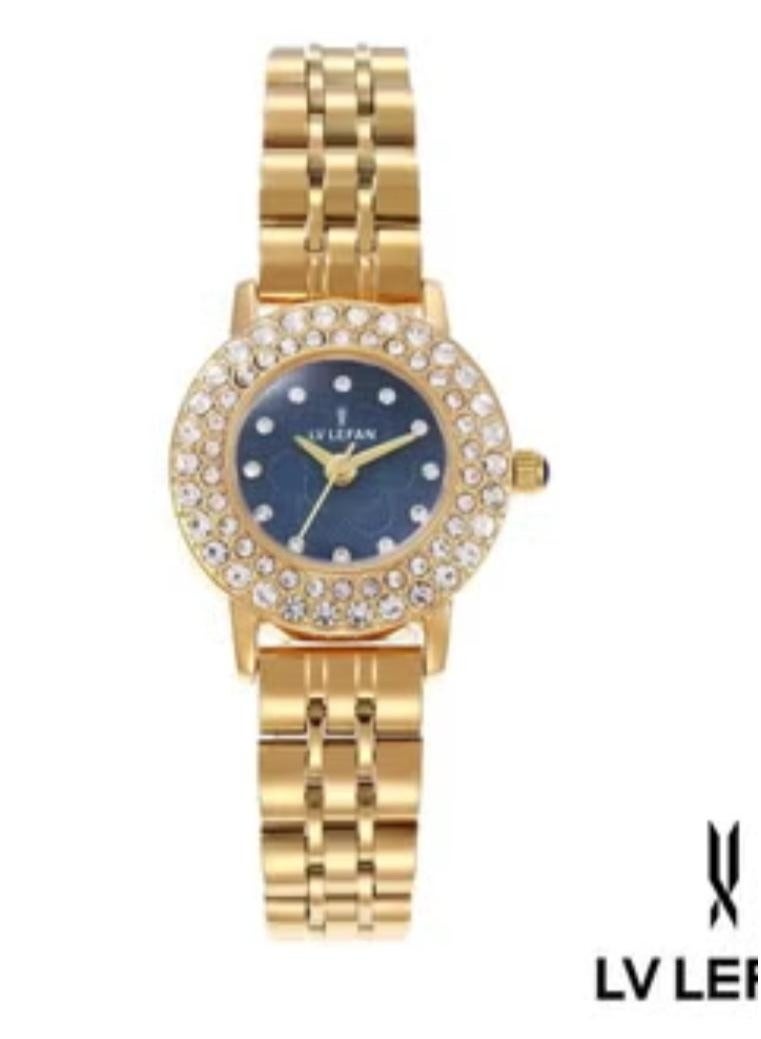 Women's watch with high quality polished stainless steel closure