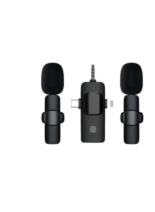 3 in 1 Wireless Microphones for iPhone / Android with aux jack 3.5mm - pzsku/ZA8BE6FDBA442FB49BF28Z/45/_/1719675401/7ef157cb-78b7-43cc-a610-de0aa7ac63a6