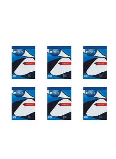 ATLAS 6-Piece A5 Size White Writing Pad 80 Sheets  - Image 1