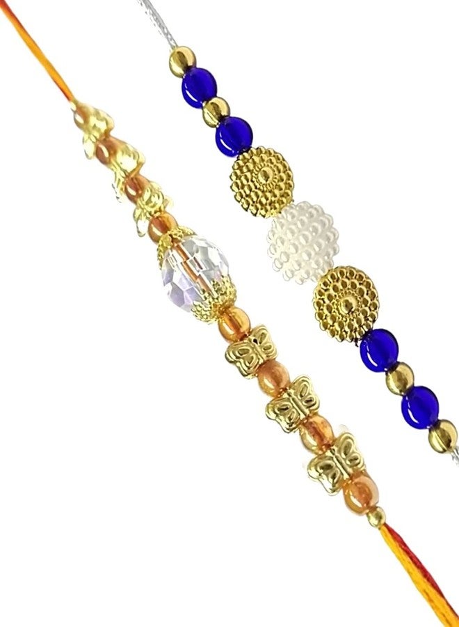 Krishna Rakhi for brother bhaiya kids designer rakhi for rakshabandhan with fancy glass beads rakhi envoirnment eco friendly combo set - Image 2