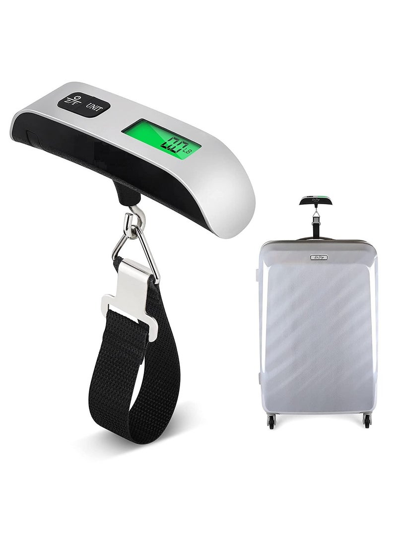 HAVEN Digital Luggage Scale Portable Handheld Hanging Baggage Scale with LCD Display Up to 50kg 110lb Compact Lightweight Travel Suitcase Scale - Image 1