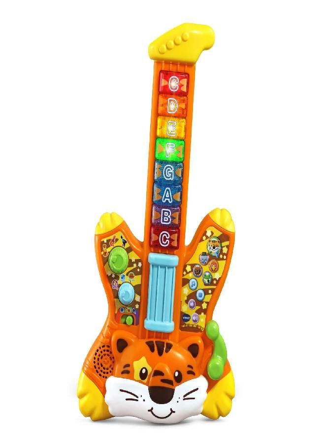 vtech VTech Zoo Jamz Tiger Rock Guitar, Orange  - Image 4