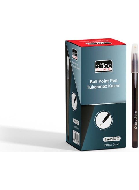 Ballpoint Pen Black Box of 50