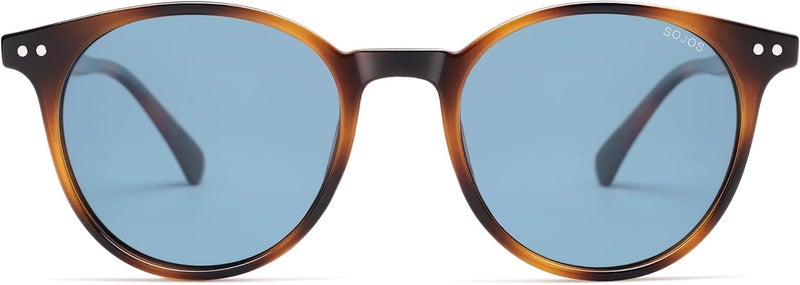 Sojos Small Round Classic Polarized Sunglasses for Women Men Vintage Style UV400 Lens MAY SJ2113 - Image 2