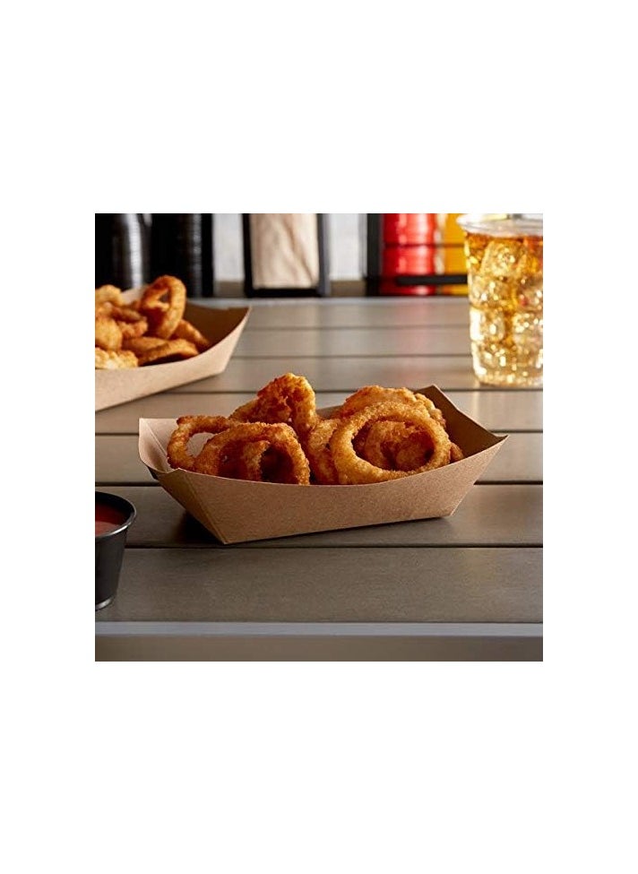 Ay Cabron™ Premium Brown Disposable Paper Food Serving Tray 1Kg (2 lb) Capacity | Heavy Duty Container Multiple Sizes
