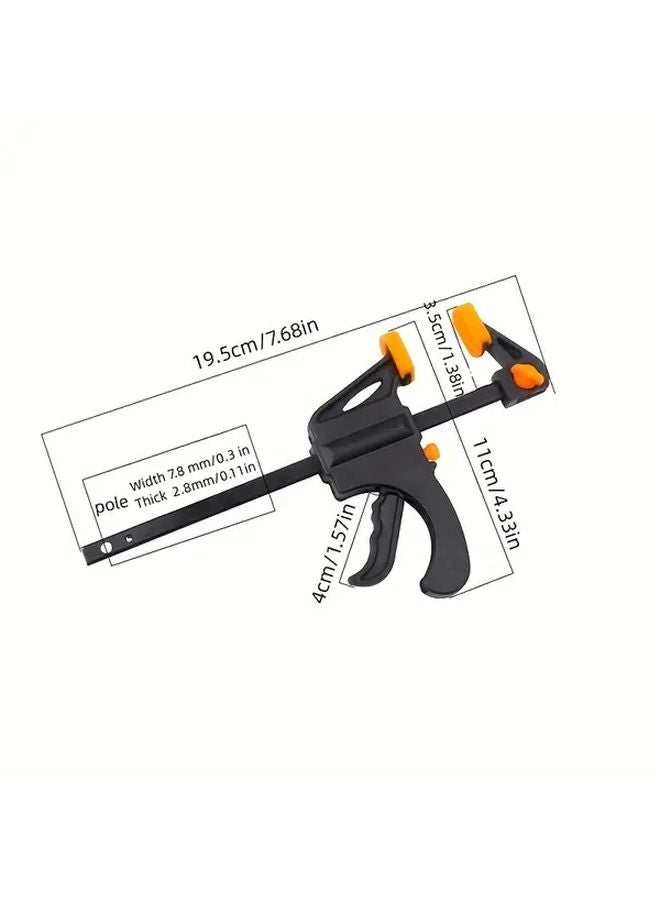 5 Piece Heavy Duty F Clamp Set With Quick Release Adjustable Jaw For Woodworking - Image 4