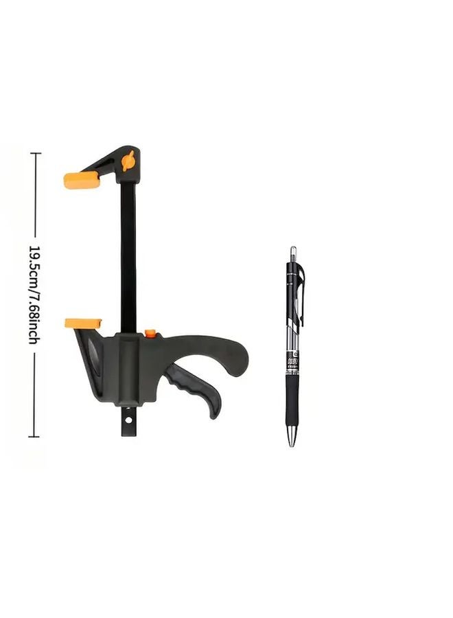 5 Piece Heavy Duty F Clamp Set With Quick Release Adjustable Jaw For Woodworking - Image 5