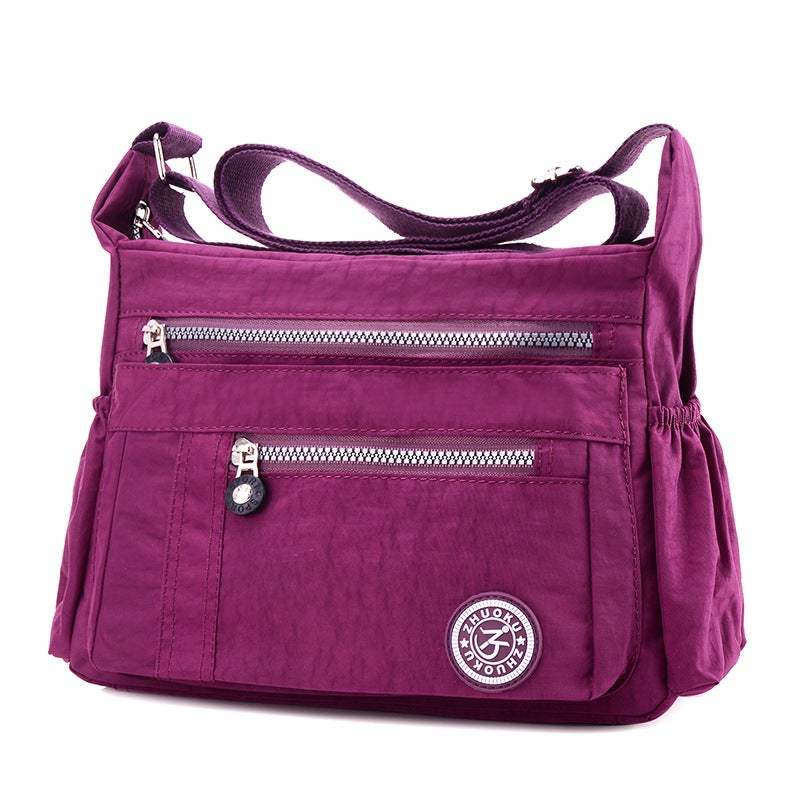 Women’s Casual Nylon Shoulder Bag – Medium Oxford Cloth Crossbody Handbag - Image 2