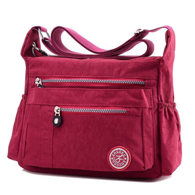 Women’s Casual Nylon Shoulder Bag – Medium Oxford Cloth Crossbody Handbag - Image 3