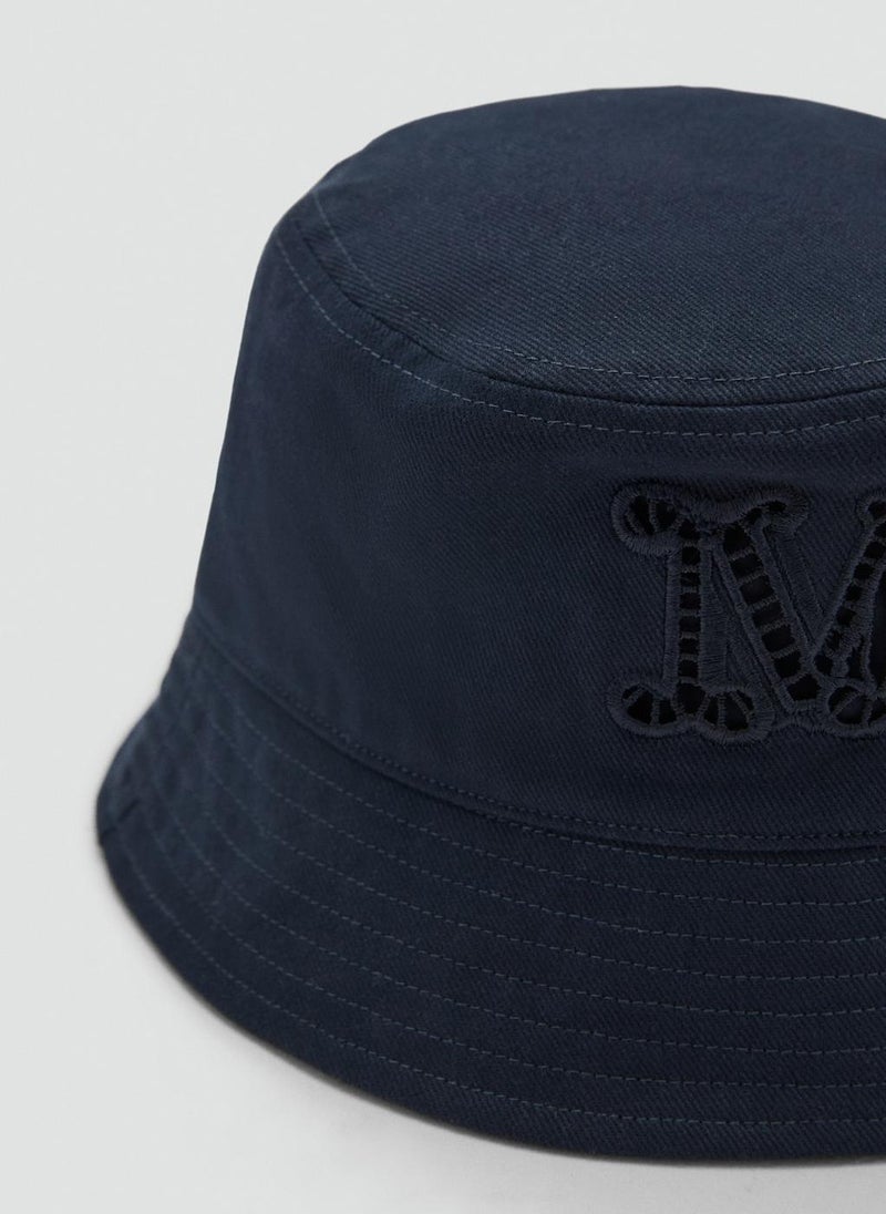 MANGO Bucket Hat With Embroidered Lettering  - Image 3