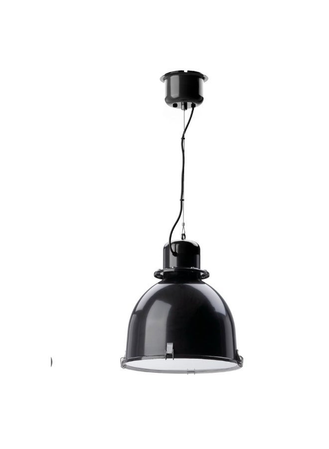 IKEA (IKEA) Pendant Lamp, Black Metal Finish, 38 cm - Image 1