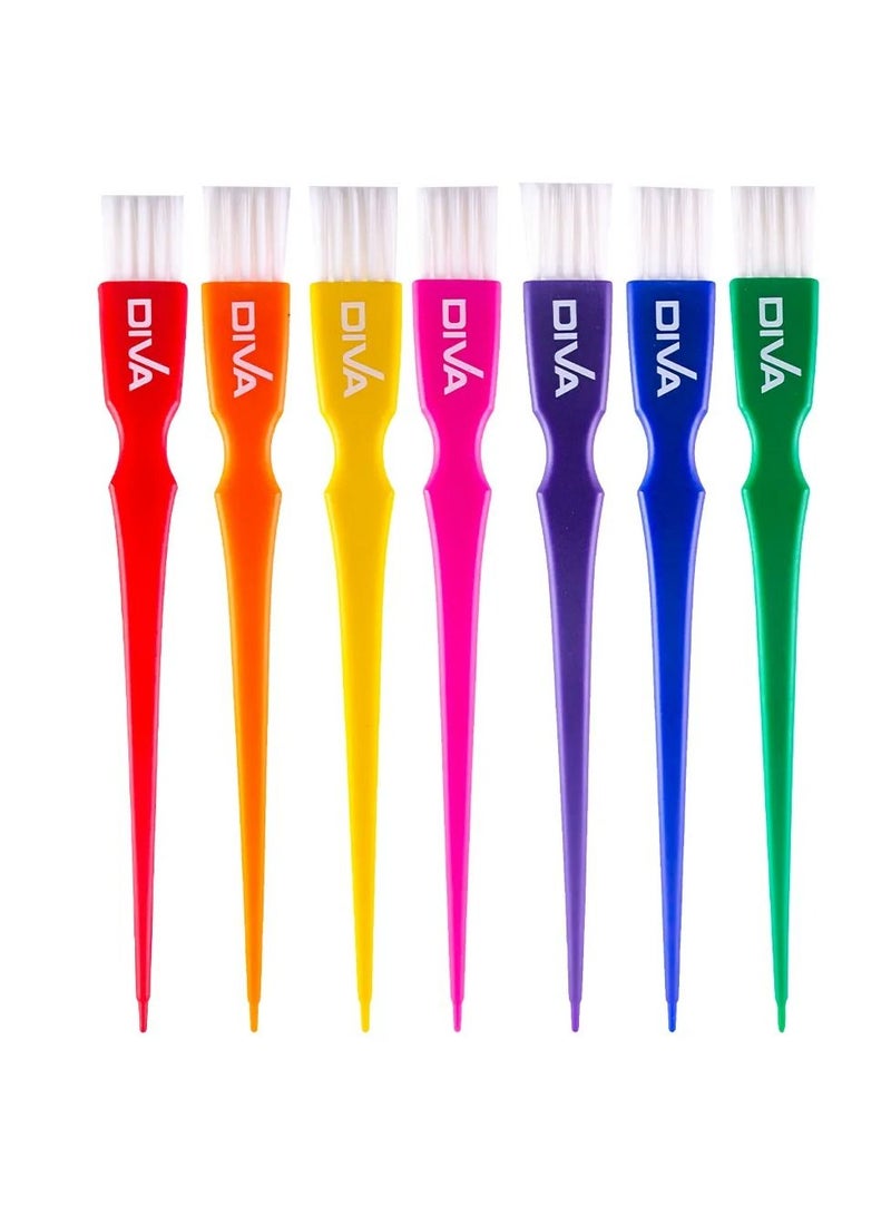 Diva Mini Rainbow Tint Brush 1X7 Assorted Color - Image 2