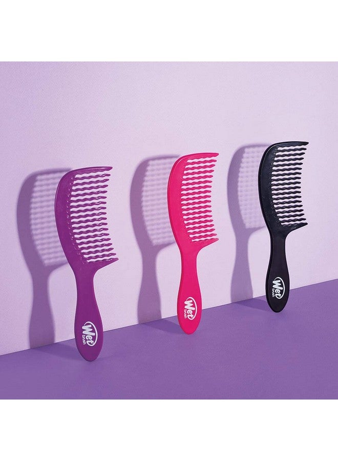 Wet Brush Detangling Comb -Pink - Image 4