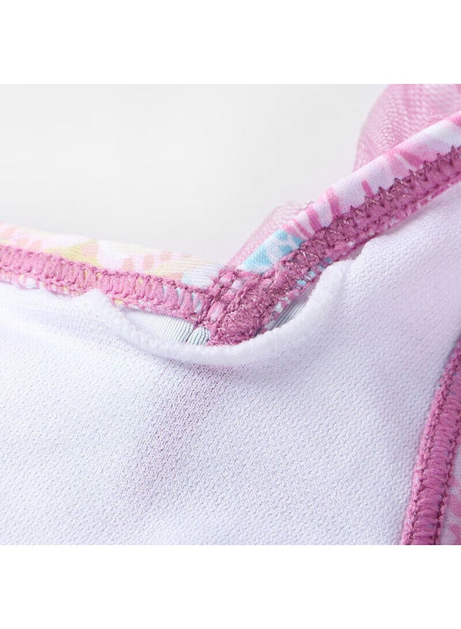 Yizi Swimsuit, Children's Swimwear, Girls' One-piece Swimsuit, Baby Swimwear, Ezi22g007, Shell Print, 110cm - Image 4