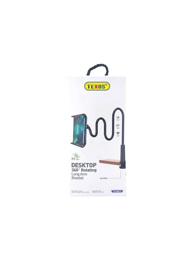 Texos MH-13 360 Degree Rotating Long Arm Desk Phone Mount - Image 1