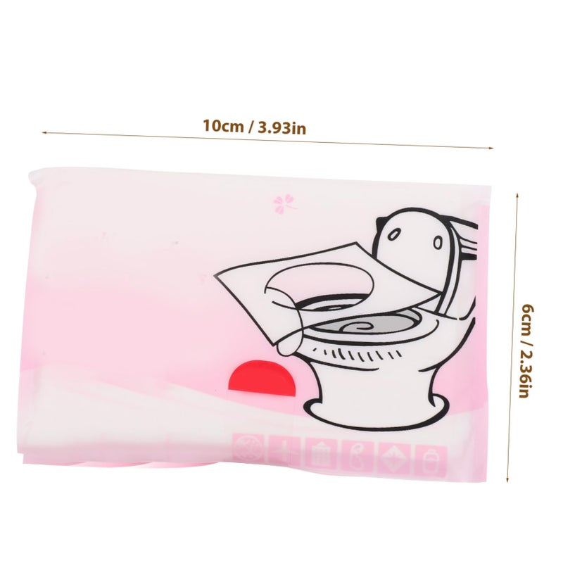 Disposable Water Soluble Toilet Seat Covers 5 Packs Soft Pulp Cushion For Home Travel - Image 3