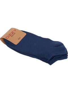Ozzy Socks 5 Pairs Seamless Cotton Navy Blue Unisex Booties Socks Summer Durable Heel and Toe  - Image 4