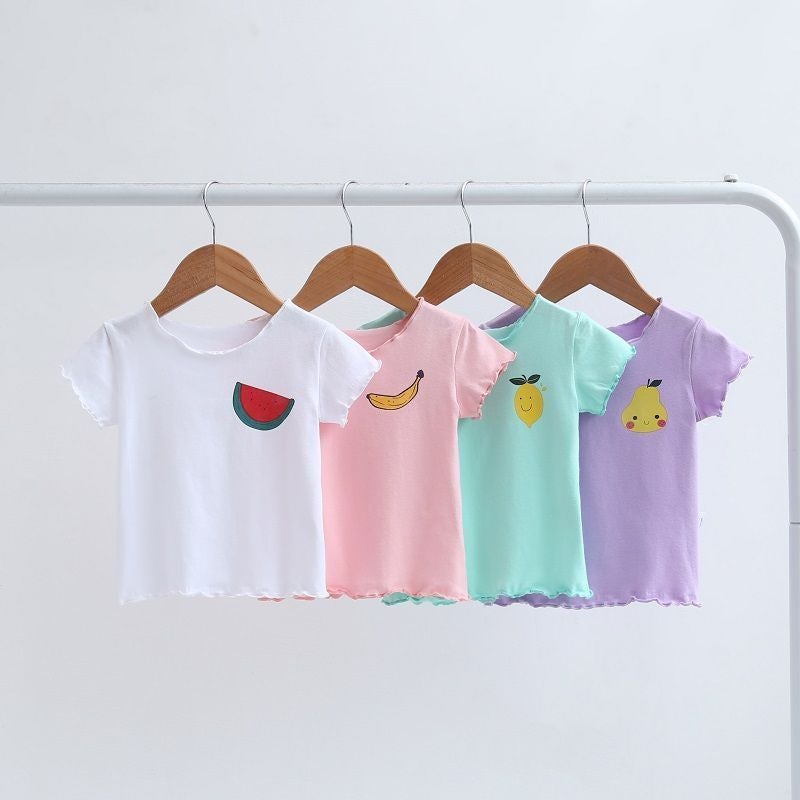Newborn Baby Clothes Children'S Clothing Boys And Girls Baby T-Shirt 0-2 Years Old Baby Ice Silk Short Sleeve Base Shirt - Image 3