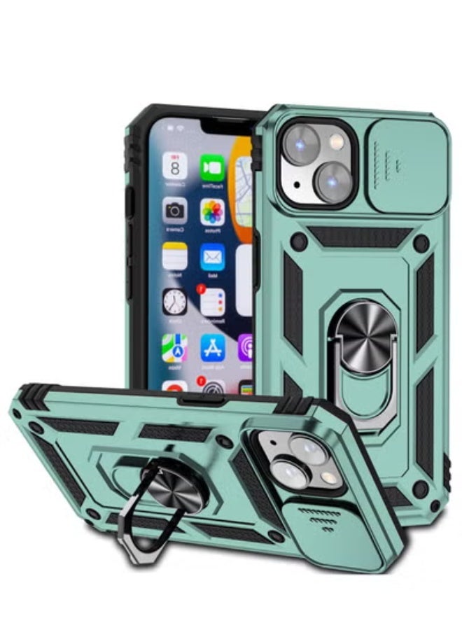 جولف لينك غطاء خلفي لحماية هاتف آيفون 14 بلس، أخضر - Image 1