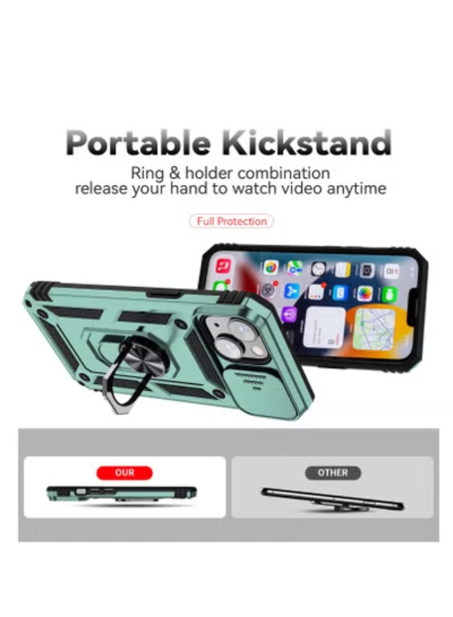 جولف لينك غطاء خلفي لحماية هاتف آيفون 14 بلس، أخضر - Image 2