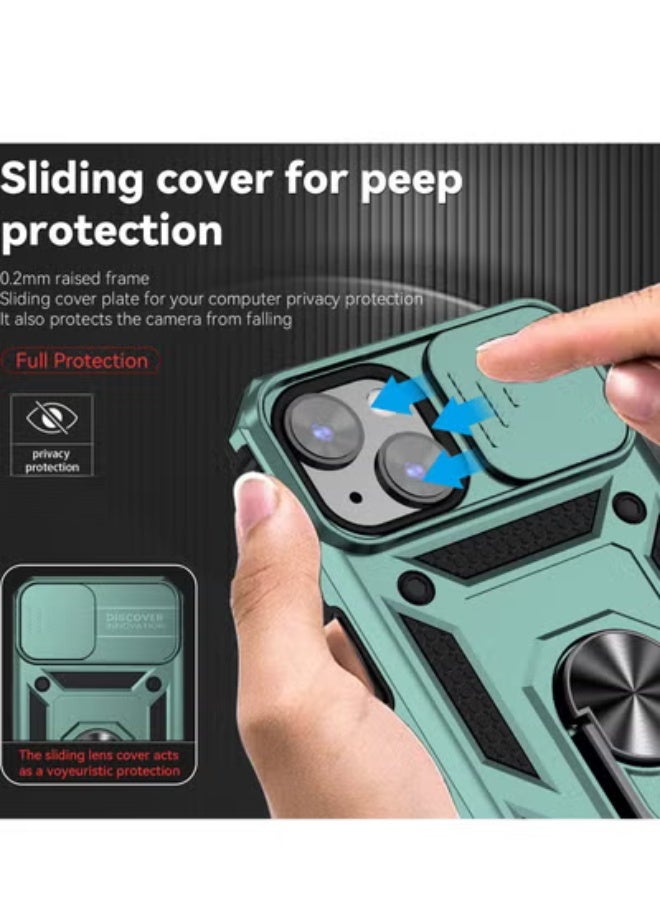 جولف لينك غطاء خلفي لحماية هاتف آيفون 14 بلس، أخضر - Image 3