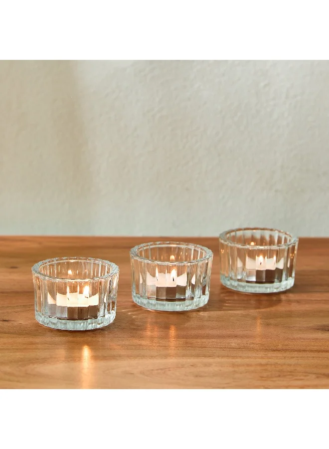 Home Box Kler 3-Piece Candleholder Set - 5.4x5.4x3.6
