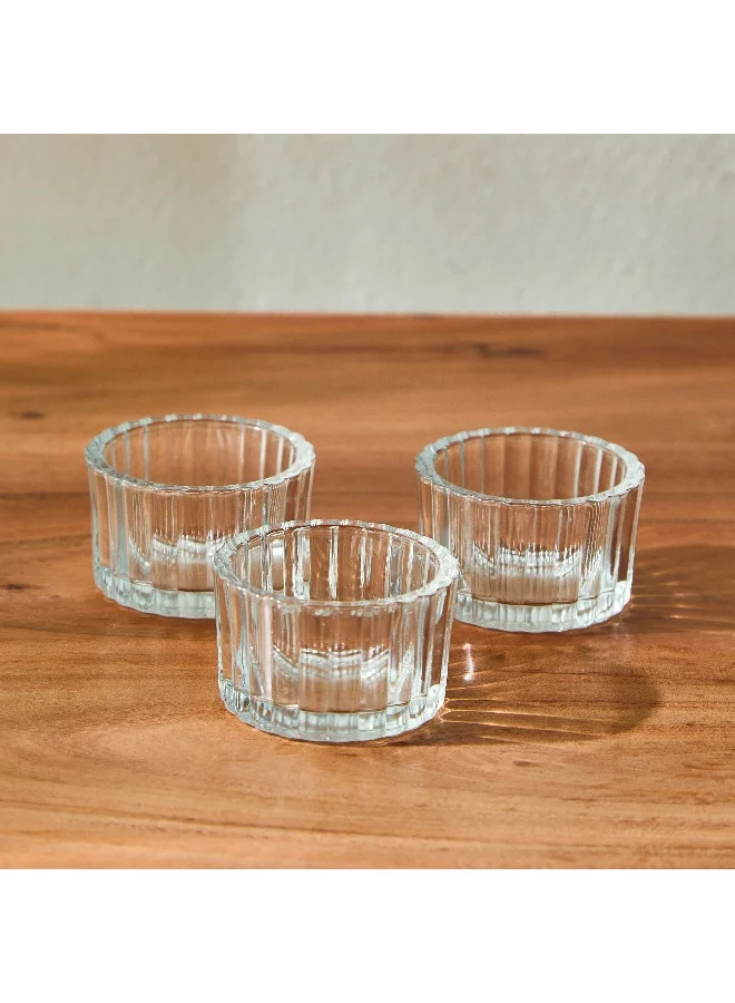Home Box Kler 3-Piece Candleholder Set - 5.4x5.4x3.6
