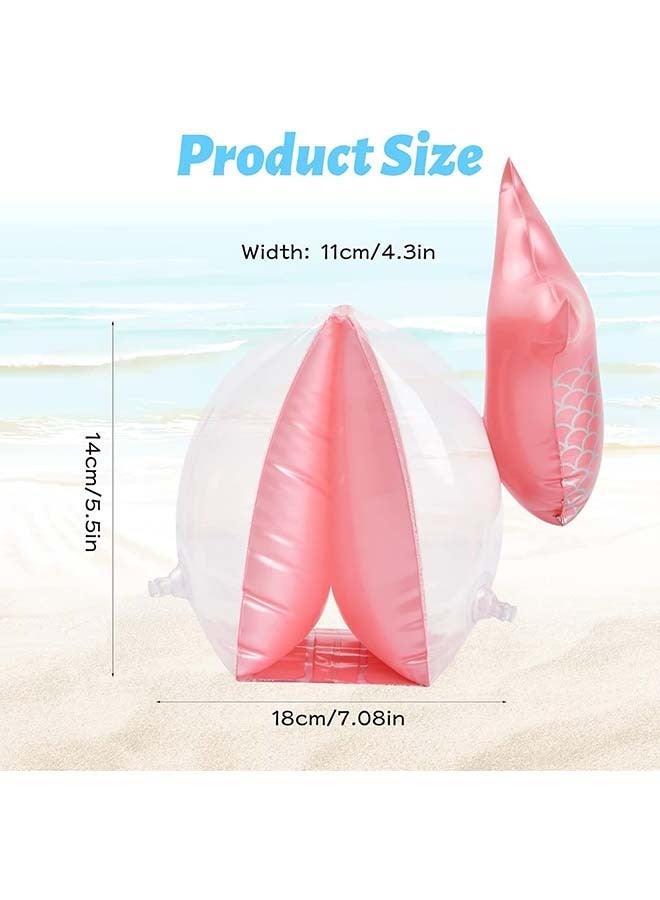 Armbands Inflatable Swimming Arm Bands for Kids/Toddlers/Boys/Girls,Cute Baby Armbands Pool Swim Floats Arm Band Floaties Childrens Armbands for Swimming Training Learning 2-6 Years (Mermaid) - Image 3