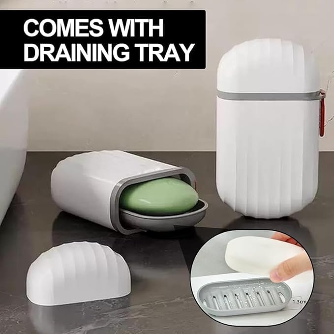 Dermatouch 1 Pcs Travel Soap Case || Soap Case with Leak Proof Lid - Image 4