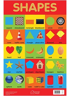 Shapes Chart - Early Learning Educational Chart For Kids: Perfect For Homeschooling, Kindergarten an