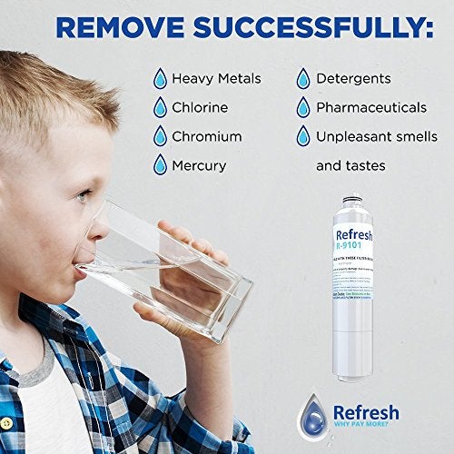 Refresh Replacement for Samsung DA29-00020A, DA29-00020B, HAF-CIN/EXP, 46-9101 Refrigerator Water Filter (1 Pack) - Image 4