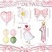 LaRandom 12 Pcs Silly Goose 1st Birthday Party Decoration Fun Goose Balloon with Pink Bow for Sweet One Birthday Party Supplies First Balloons for Girl Farm Animal Photo Backdrop Decorations - Image 4