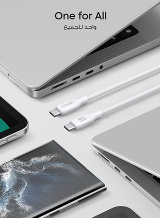 USB-C to Lightning Cable, 541 Cable (Snow , 6ft), MFi Certified, Bio-Based Fast Charging Cable for for iPhone 14/14 Plus/14 Pro/14 Pro Max/13/12/11/X Series (Charger Not Included) - view 4