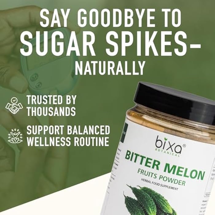 bixa BOTANICAL Bitter Melon Powder (Momordica Charantia/Karela Fruit Powder) - 200g / 7 Oz | Herbal Supplement for Skin and Stomach - Image 5