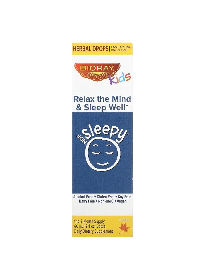Bioray, Kids, NDF Sleepy, Maple, 2 fl oz (60 ml) (Packaging may vary) - Image 1