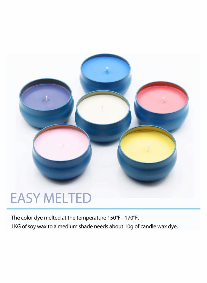 Candle Dye for Soy Wax Wax Dye Color Chips for Candle Making Cruelty-Free and Vegan Safe and Natural 16 Colors - Image 5