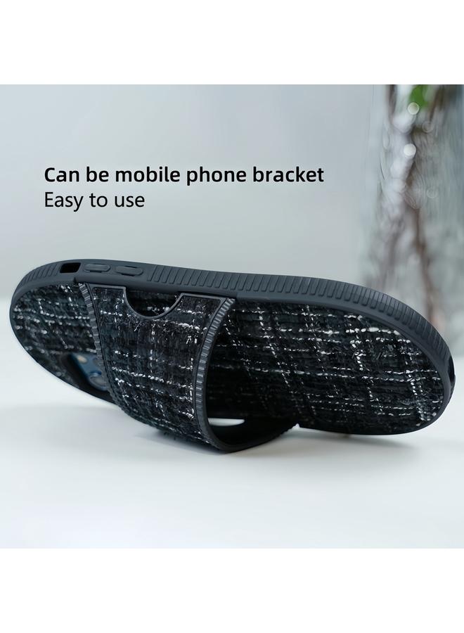 اس-توب جراب لهاتف iPhone 11 بتصميم حذاء من الفلانيل الإبداعي مصنوع من مادة TPU - Image 5