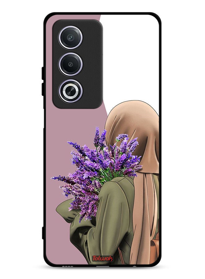 Tolwak Oppo A3 Pro 5G Protective Case Cover Holding Flower - Image 1