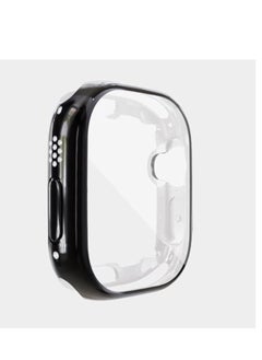 Generic Full Soft Clear Cover For Apple Watch Ultra Case 49MM TPU Screen Protector SmartWatch Case For iWatch Serie 49MM Accessories (Color : Black, Size : 49MM)  - Image 1