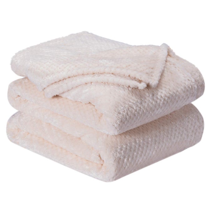 FUZZY THROW BLANKET PLUSH FLEECE BLANKETS FOR ADULTS TODDLER BOYS AND GIRLS WARM SOFT BLANKETS AND THROWS FOR BED COUCH SOFA TRAVEL AND OUTDOOR CAMPING QUEEN80X90 XXLCREAM