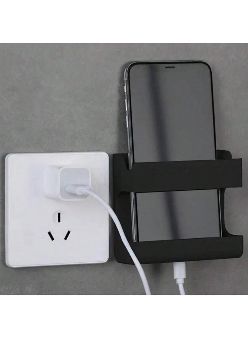 2-pieces Wall Mounted Controller Storage Box Black - Image 3