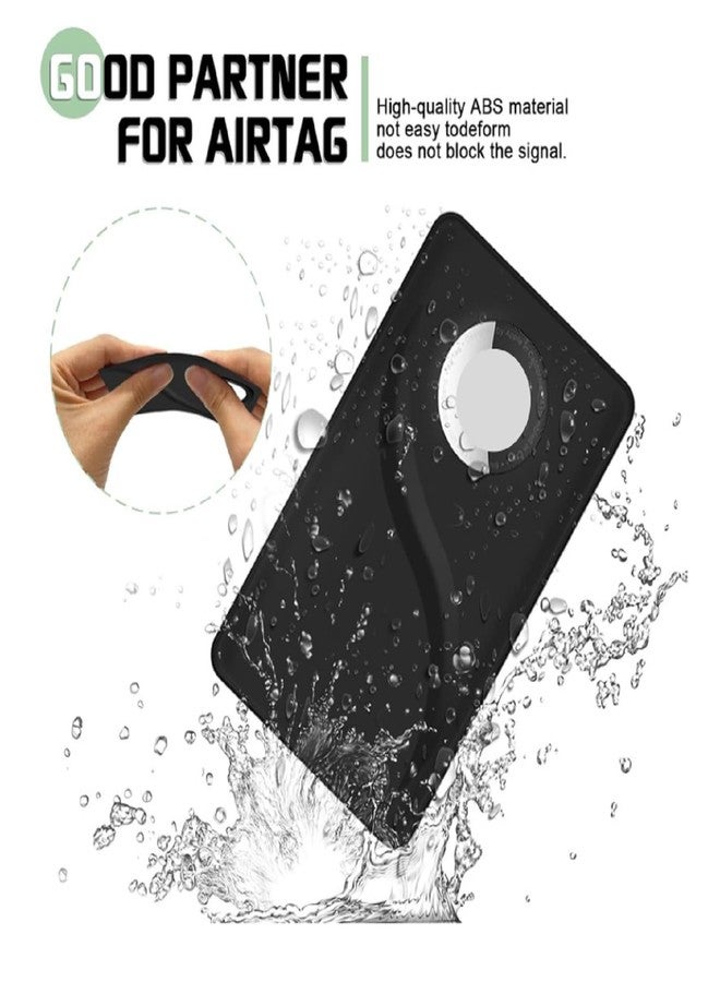 FOLX FAB235 Wallet CASE Holder For Air Tag Tracker Size Of A Credit Card For Wallet Purse Card CASE Slim Safety Anti-Lost Gray (Z Black Card CASE) - Image 3