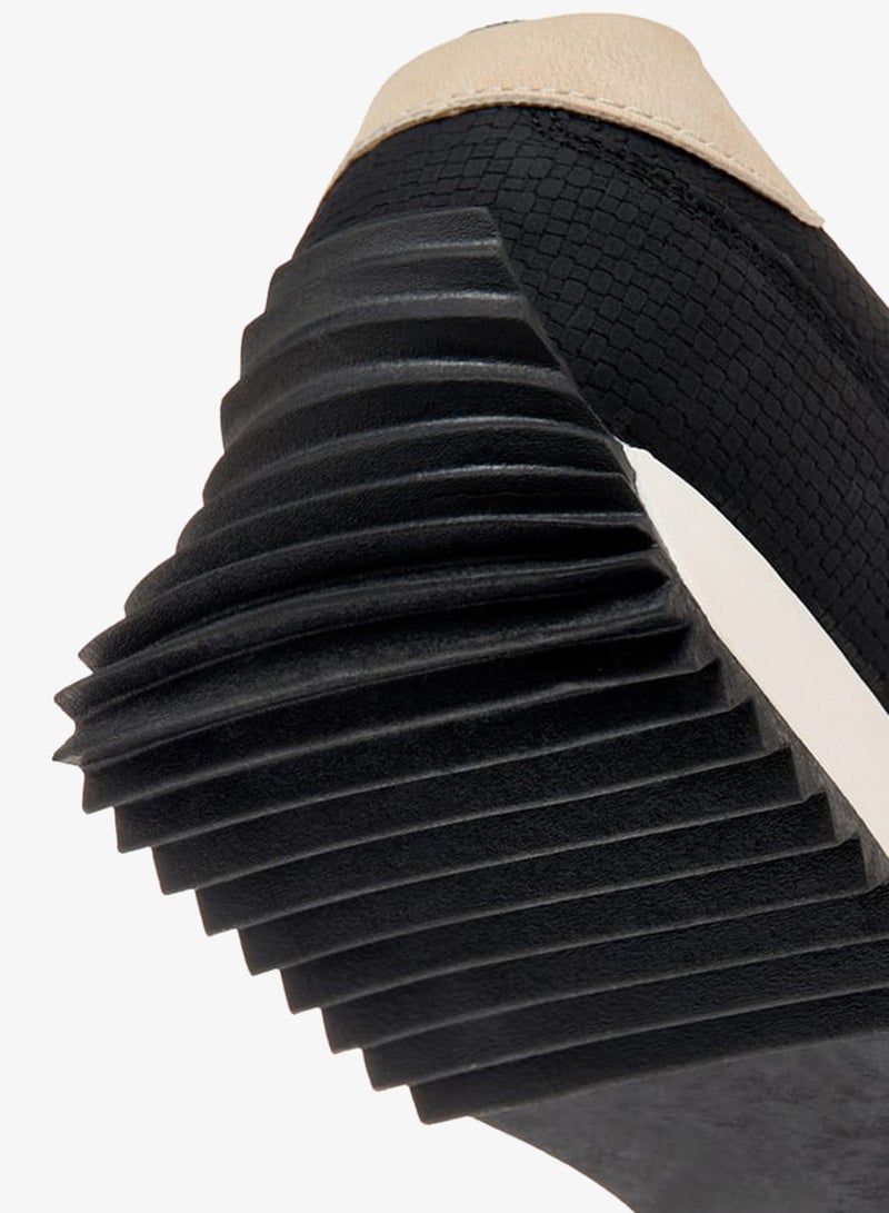 ELLE Women's Panelled Sneakers with Lace-Up Closure - Image 5