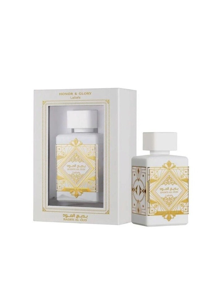 Lattafa Bade'e Al Oud Honor & Glory Eau De Parfum Spray Unisex 100ml  - Image 1