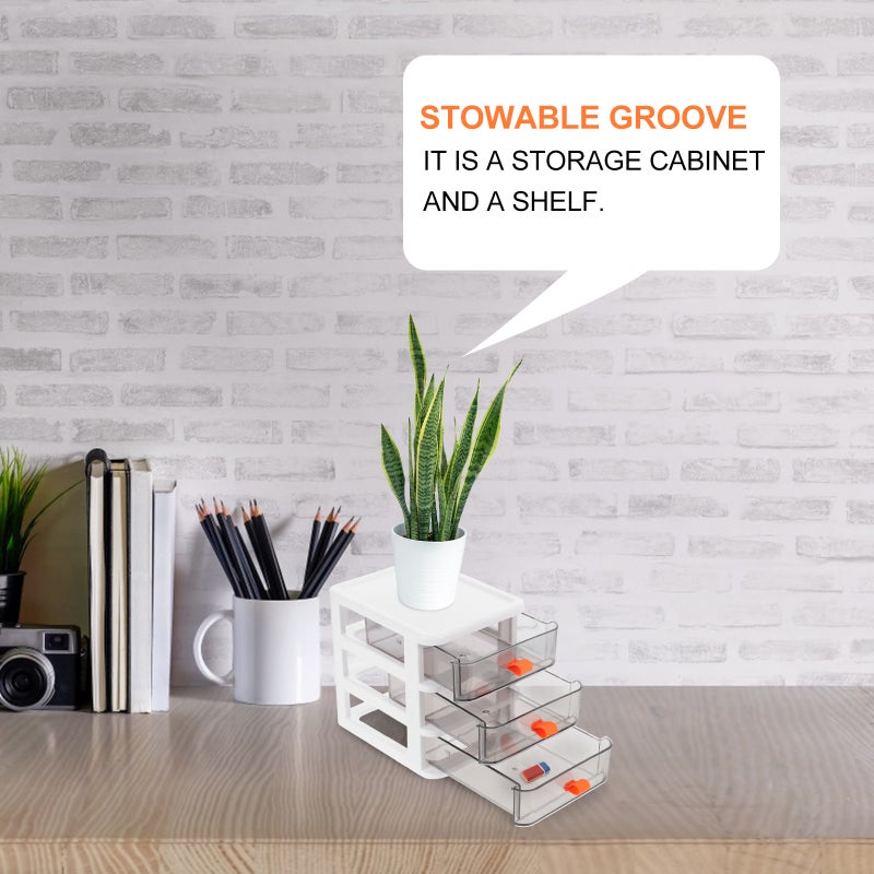 1 Pc Desktop Storage Box Stationary Organizer Desktop Organizer for Office - Image 4
