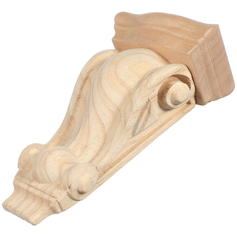 2pcs Carving Corbels European Style Corbel For Home Decor Decorative Wood Corbel Roman Column Corner Flower Appliques For Walls Doors - Image 5