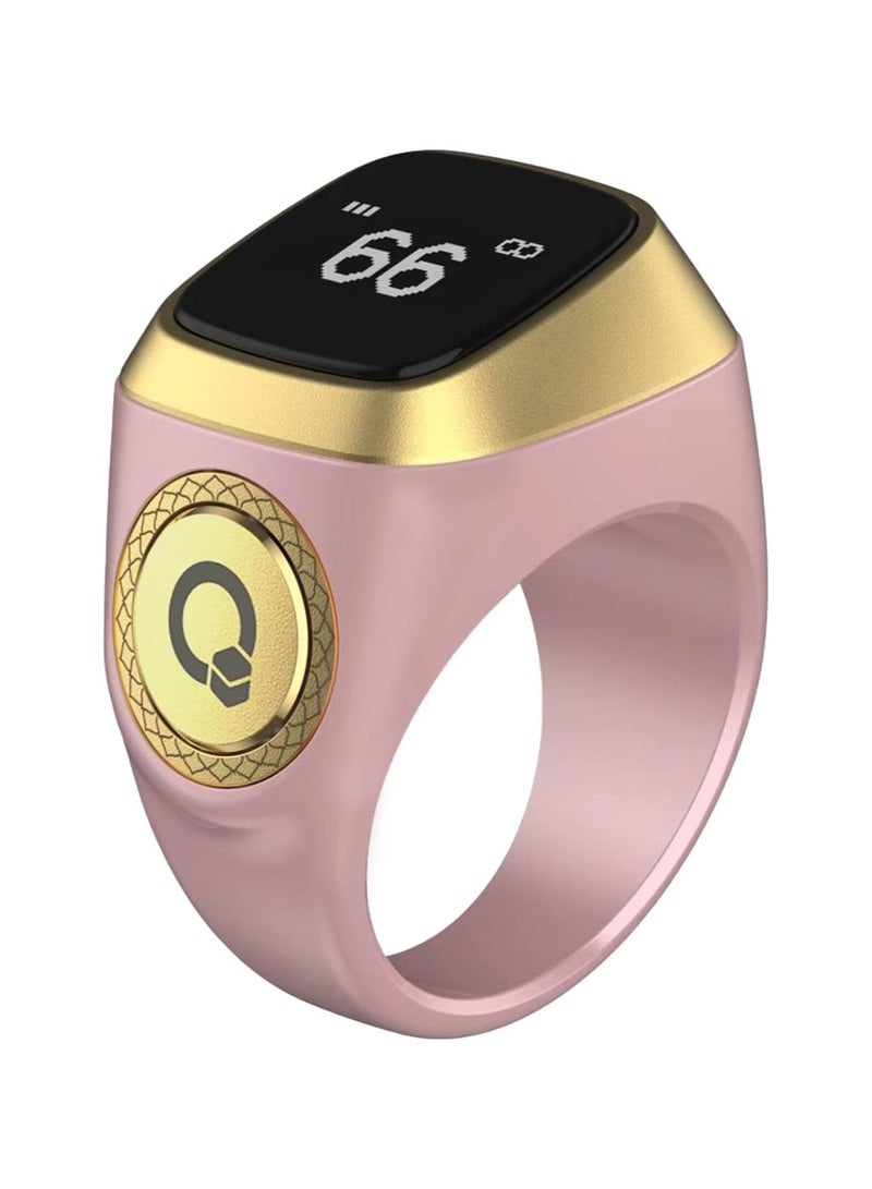 عداد الخواتم الذكي، التسبيح الذكي، خواتم الصلاة الإسلامية الذكية (وردي 20 مم) - Image 1