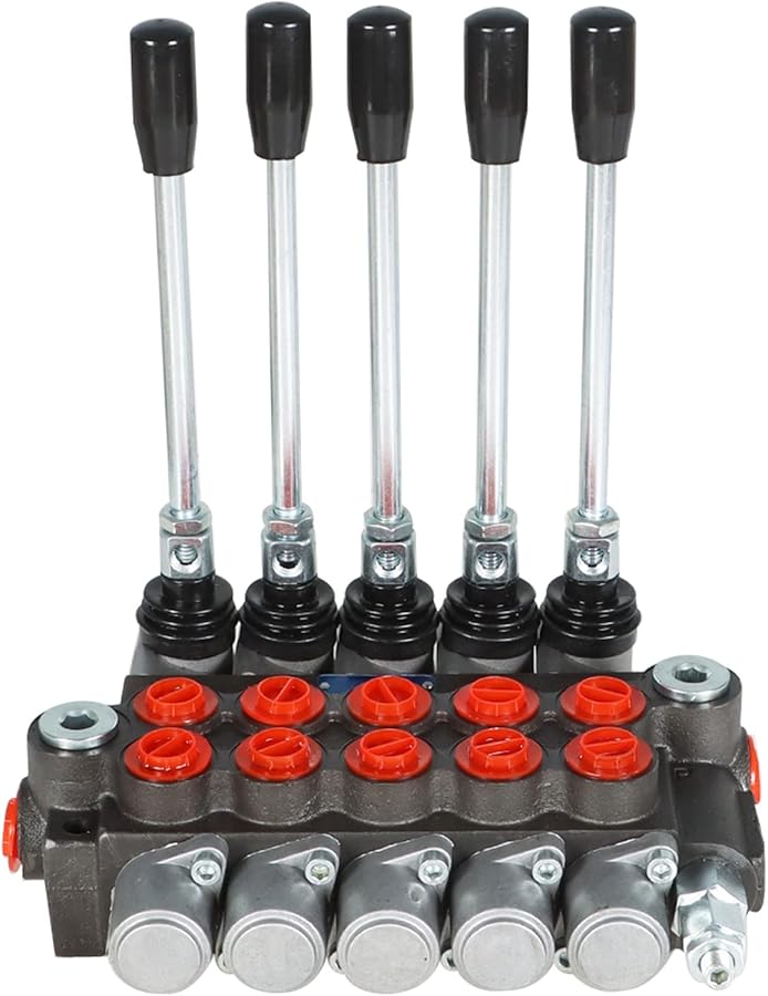 Findmall 5 سبول 13 جالون في الدقيقة صمام تحكم هيدروليكي اتجاهي 3600 رطل لكل بوصة مربعة منافذ SAE مزدوج الفعل للجرارات واللوادر - Image 2