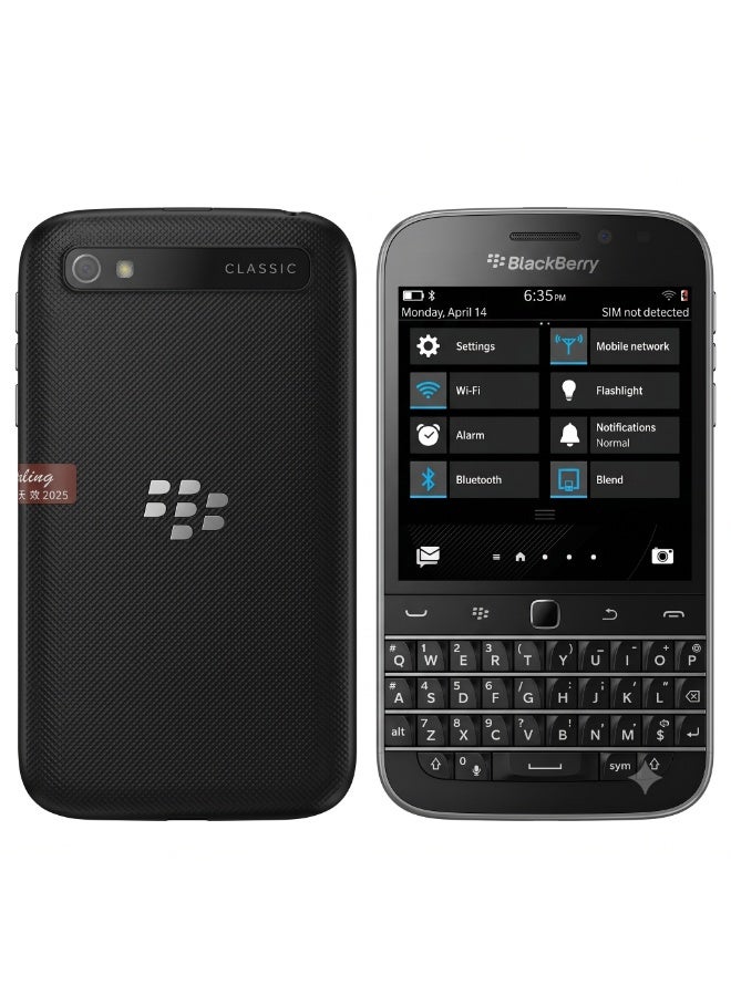 بلاك بيري هاتف بلاك بيري كلاسيك Q20 أصلي 3.5 بوصة 4G LTE غير مقفل مع لوحة مفاتيح QWERTY - Image 3