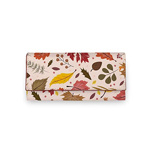 ShopMantra Wallet for Woman | Stylish Artificial Leather Trifold Purse for Girls | Multicolor Floral Print Clutch with Card Slots & Coin Pocket - Image 1